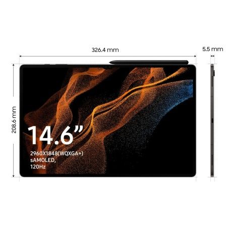 Tablet Samsung Galaxy Tab S8 Ultra 5G 8 GB RAM 14,6" 128 GB Nero 14.6"