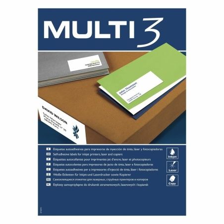 Adhesive labels MULTI 3 500 Sheets 105 x 42,4 mm White