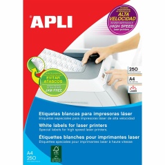 Etichette adesive Apli 105 x 37mm Bianco 105 x 37 mm