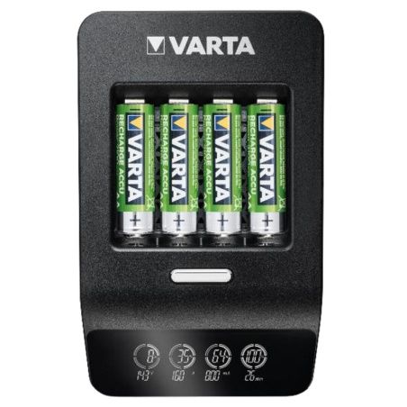 Charger Varta 57685 101 441 Batteries x 4