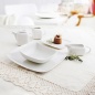 Piatto da pranzo Ariane Vital Square Quadrato Bianco Ceramica 24 x 19 cm (12 Unità)