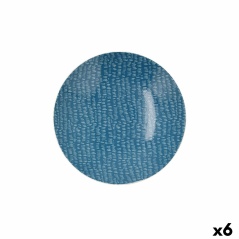 Piatto Fondo Ariane Coupe Ripple Ceramica Azzurro (20 cm) (6 Unità)