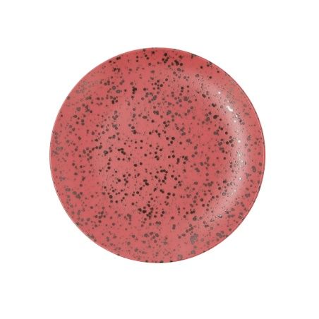 Piatto da pranzo Ariane Oxide Rosso Ceramica Ø 27 cm (6 Unità)