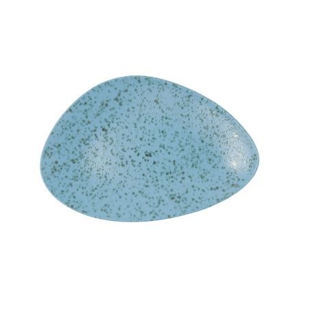 Piatto da pranzo Ariane Oxide Triangolare Azzurro Ceramica Ø 29 cm (6 Unità)