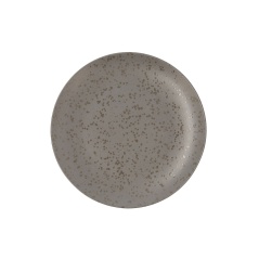 Flat plate Ariane Oxide Ceramic Grey (Ø 24 cm) (6 Units)