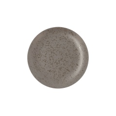 Piatto da pranzo Ariane Oxide Grigio Ceramica Ø 21 cm (12 Unità)