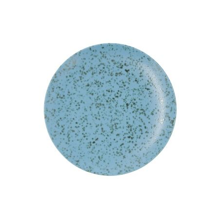 Flat plate Ariane Oxide Ceramic Blue (Ø 24 cm) (6 Units)