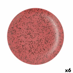 Piatto da pranzo Ariane Oxide Rosso Ceramica Ø 31 cm (6 Unità)