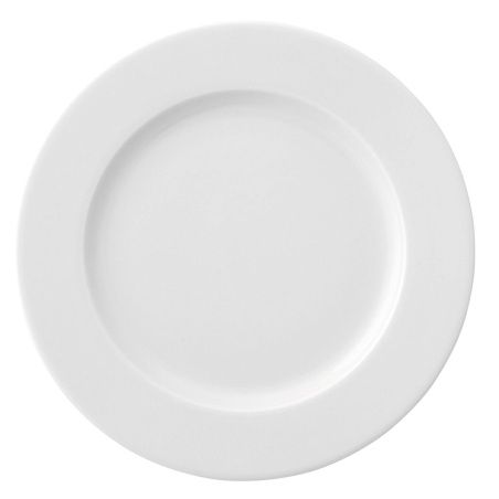 Flat plate Ariane Prime Ceramic White (24 cm) (12 Units)