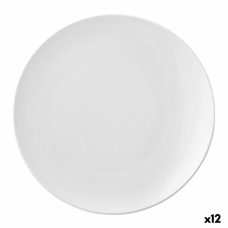 Flat plate Ariane Vital Coupe Ceramic White (Ø 21 cm) (12 Units)