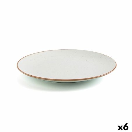 Piatto da pranzo Ariane Terra Beige Ceramica (6 Unità)