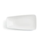 Flat plate Ariane Vital Rectangular Ceramic White (38 x 20,4 cm) (6 Units)