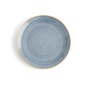 Flat Plate Ariane Terra Blue Ceramic Ø 21 cm (12 Units)
