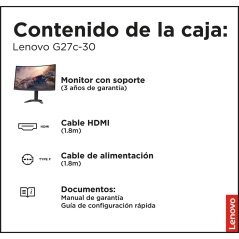 Monitor Lenovo G27C 30 27" Full HD 165 Hz
