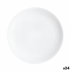 Piatto da Dolce Luminarc Pampille Bianco Vetro (19 cm) (24 Unità)