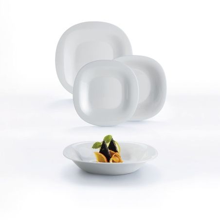 Dessert dish Luminarc Carine Granit Ø 19,5 cm Grey Glass (24 Units)