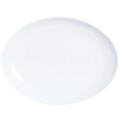 Serving Platter Luminarc Diwali Oval White Glass (33 x 25 cm) (12 Units)