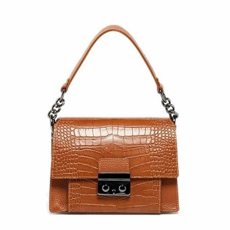Women's Handbag Victor & Hugo VH219PINIAU006 Brown 21 x 16 x 9 cm