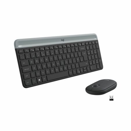 Keyboard and Mouse Logitech 920-009198 Black Grey Spanish Qwerty