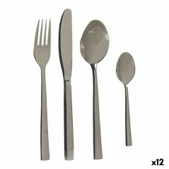 Cutlery Set Silver Stainless steel (12 Units)