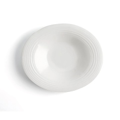 Deep Plate Ariane A'bordo Ceramic White (Ø 29 cm) (6 Units)