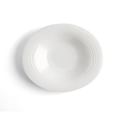 Deep Plate Ariane A'bordo Ceramic White (Ø 29 cm) (6 Units)