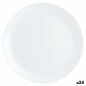 Flat plate Luminarc Diwali White Glass (Ø 27 cm) (24 Units)