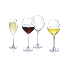 Wine glass Luminarc Grand Chais Transparent Glass (350 ml) (12 Units)