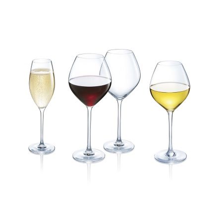 Calice per vino Luminarc Grand Chais Trasparente Vetro (350 ml) (12 Unità)