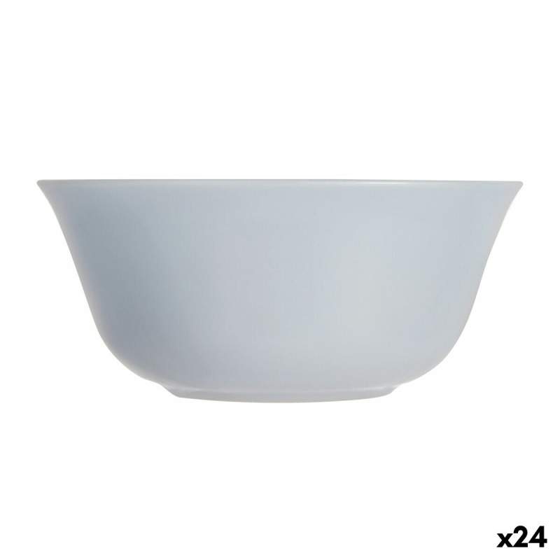 Ciotola Luminarc Carine Granit Grigio Vetro 12 cm Multiuso (24 Unità)