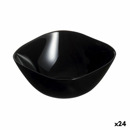 Bowl Luminarc Multiusos Black Glass Ø 14 cm Multi-use (24 Units)