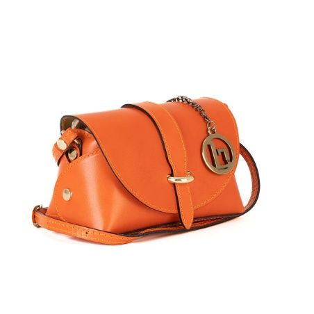 Women's Handbag Lia Biassoni WB190534-ORANGE Orange 17 x 12 x 8,5 cm