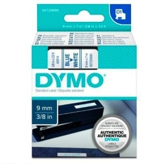 Laminated Tape for Labelling Machines Dymo D1 40914 9 mm LabelManager™ White Blue (5 Units)