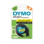 Laminated Tape for Labelling Machines Dymo 91202 12 mm LetraTag® Black Yellow (10 Units)