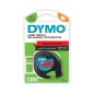 Laminated Tape for Labelling Machines Dymo 91203 12 mm LetraTag® Black Red (10 Units)