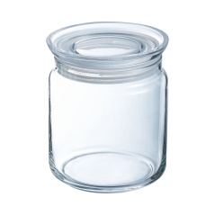Jar Luminarc Pav Transparent Silicone Glass (1 L) (6 Units)