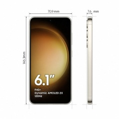 Smartphone Samsung Galaxy S23 White 6,1" Cream 128 GB Octa Core 8 GB RAM