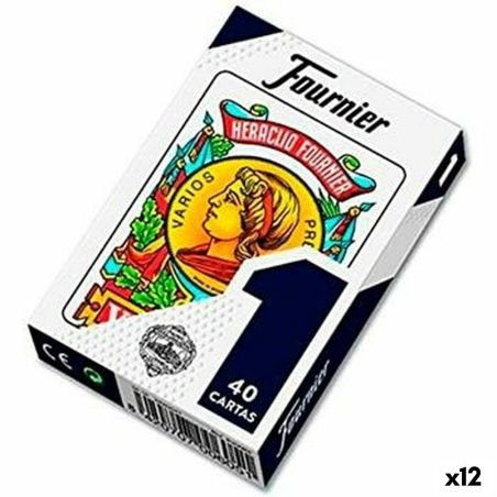 Pack of Spanish Playing Cards (40 Cards) Fournier 12 Units 61,5 x 95 mm