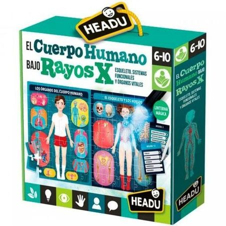 Educational Baby Game HEADU El cuerpo humano Rayos X (4 Units)