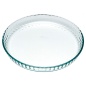 Cake Mould Pyrex Classic Vidrio Transparent Glass Flat Circular 25 x 25 x 4 cm 6 Units