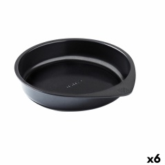 Oven Mould Pyrex Magic Circular Black Ø 26 cm (6 Units)