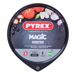 Pizza Mould Pyrex Magic Black Metal Ø 30 cm (6 Units)