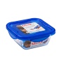 Porta pranzo Ermetico Pyrex Cook & Go 16,7 x 16,7 x 7 cm Azzurro 850 ml Vetro (6 Unità)
