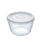 Round Lunch Box with Lid Pyrex Cook & Freeze 1,1 L 15 x 15 x 10 cm Transparent Silicone Glass (4 Units)