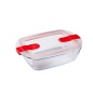 Porta pranzo Ermetico Pyrex Cook&heat 1,1 L 24 x 15,5 x 7 cm Trasparente Vetro (5 Unità)