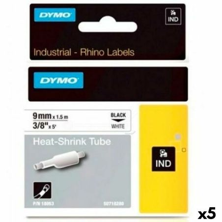Laminated Tape for Labelling Machines Dymo Rhino ID1-9 1,5 m 9 mm (5 Units)