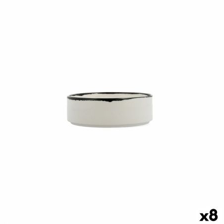 Bowl Ariane Vital Filo Ceramic White 16 cm (8 Units)