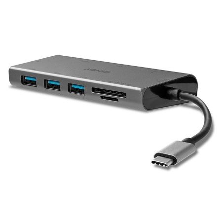 USB Hub LINDY 43278 Grey