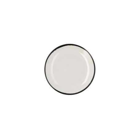 Piatto da pranzo Ariane Vital Filo Bianco Ceramica Ø 18 cm (12 Unità)