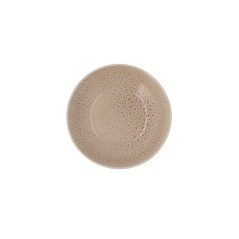 Piatto Fondo Ariane Porous Ceramica Beige Ø 21 cm (6 Unità)